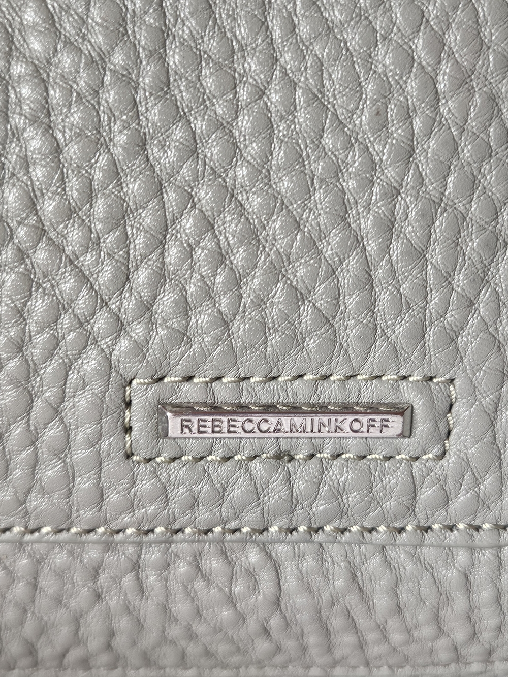 Sea Mist Green Darren Pebbled Leather Studded Shoulder Bag - Rebecca Minkoff - Picture 6 of 8
